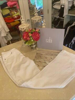 CAbi White Trouser jeans